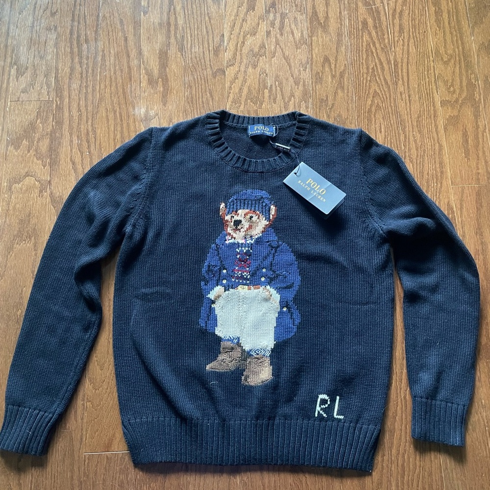 NWT Ralph Lauren Polo Bear Sweater
